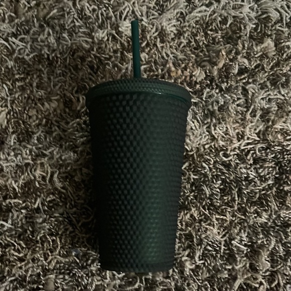 Dark green studded Starbucks cup - Picture 2 of 3